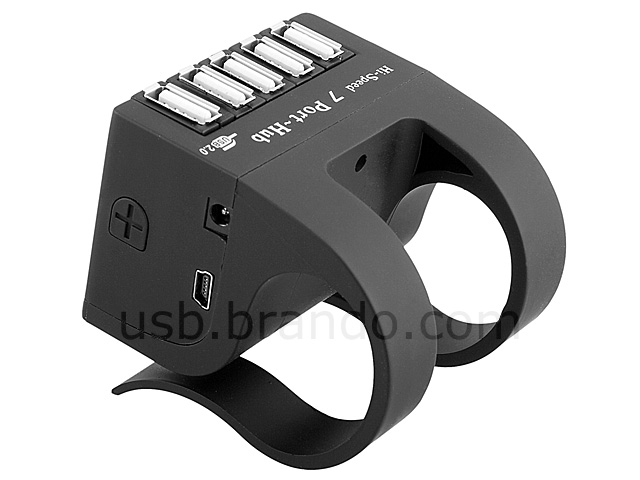 USB Clip-On 7-Port Hub