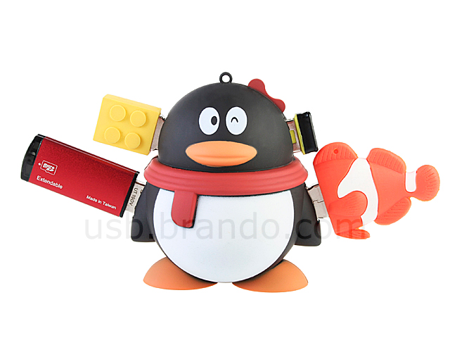 USB Penguin 4-Port Hub