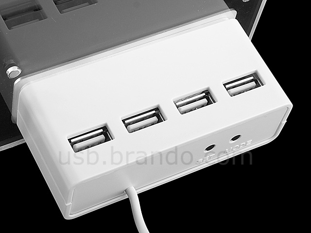 USB 4-Port Hub with Photo Frame and Clock