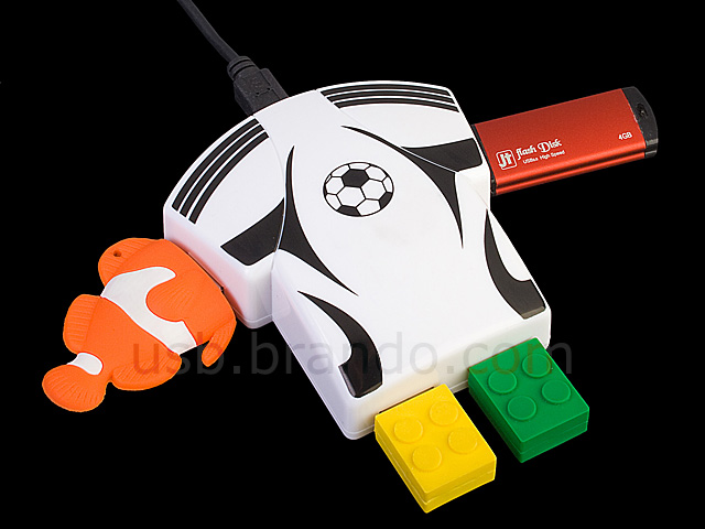 USB Soccer Jersey 4-Port Hub