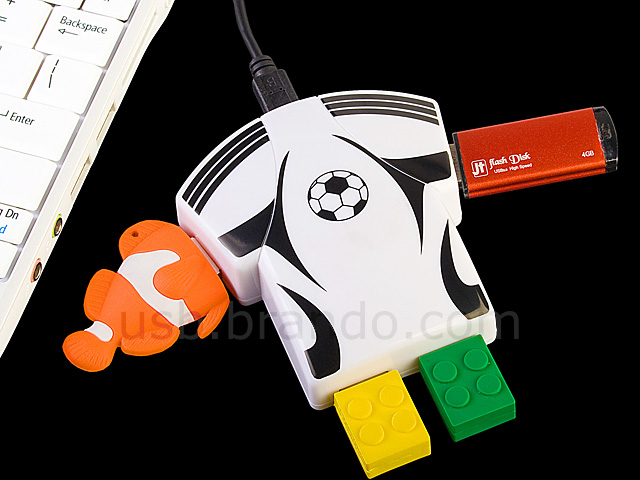 USB Soccer Jersey 4-Port Hub