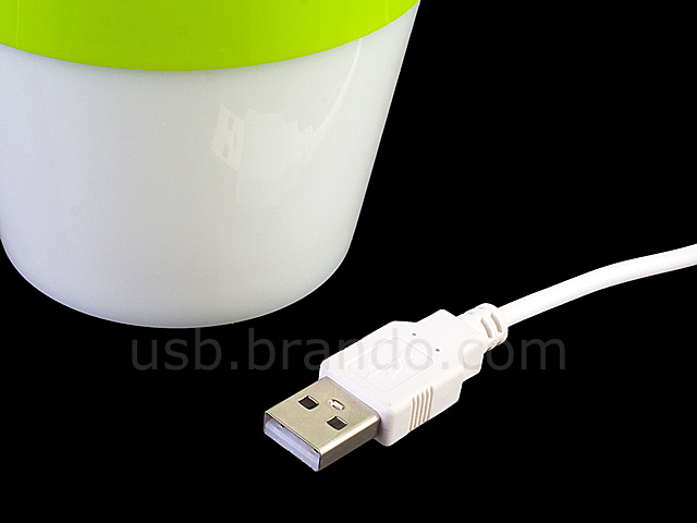 USB Flower Pot 4-Port Hub with Light
