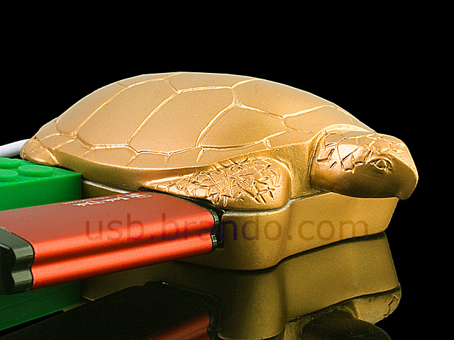 USB Gold Tortoise 4-Port Hub