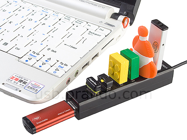 USB Mini 7-Port Hub Bar