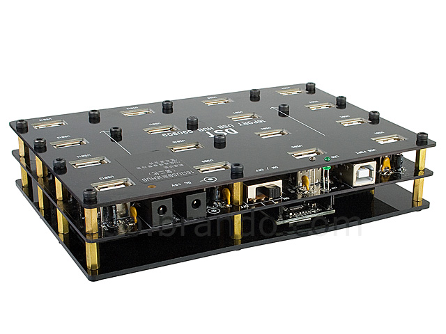 Industrial USB 16-Port Hub