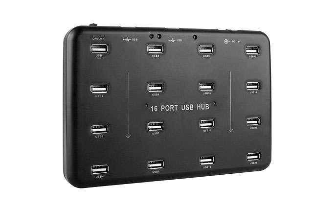 USB Slim 16-Port Hub