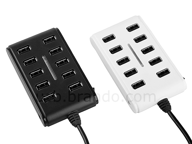 USB 10-Port Hub With On/Off Switch