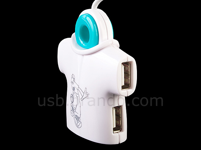 USB T-Shirt 4-Port Hub