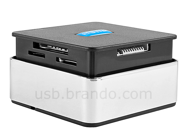 USB Push-Push 4-Port Hub Combo