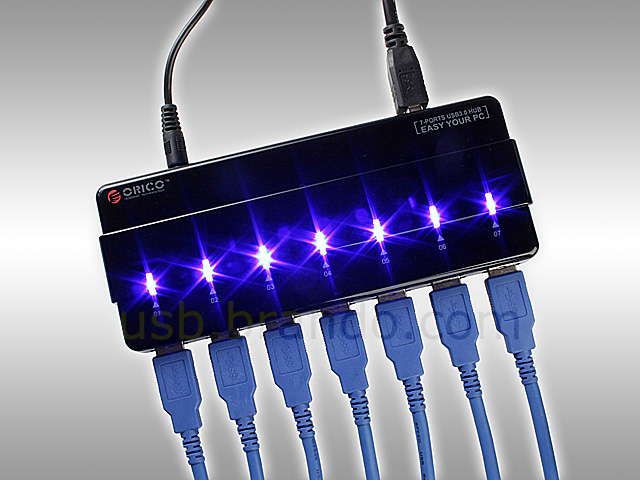 USB 3.0 SuperSpeed 7-Port Hub