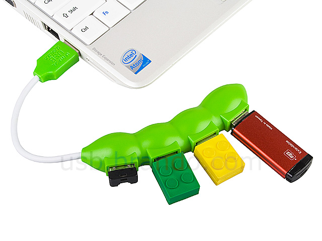 USB Fava Beans 4-Port Hub