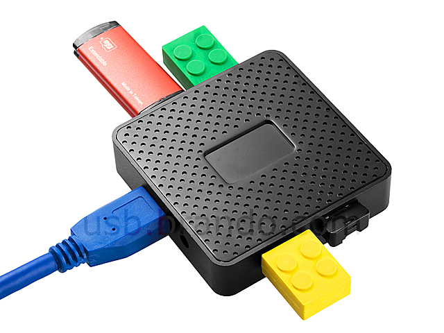 USB 3.0 Square 4-Port Hub