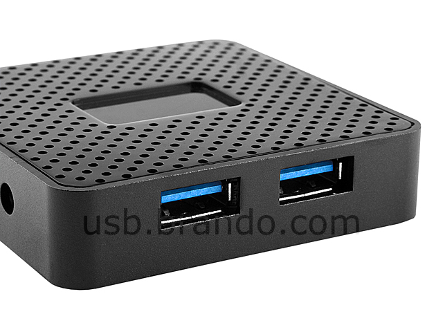 USB 3.0 Square 4-Port Hub