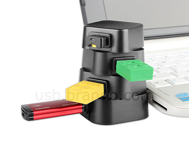 USB Rota-Rota Tower 4-Port Hub