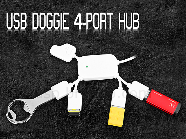 USB Doggie 4-Port Hub