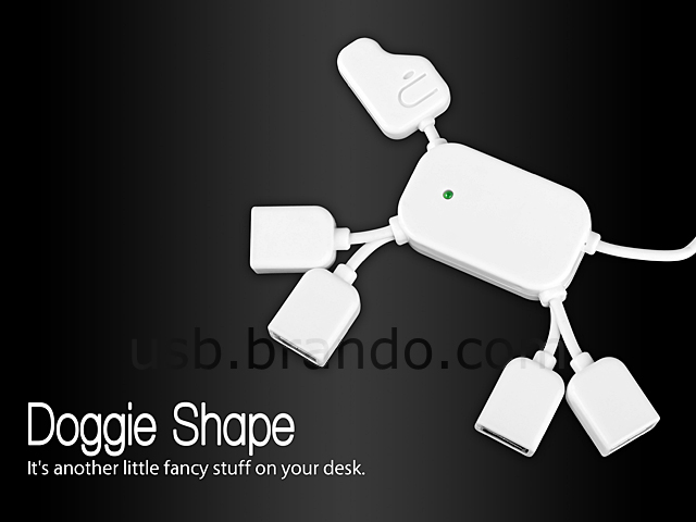 USB Doggie 4-Port Hub