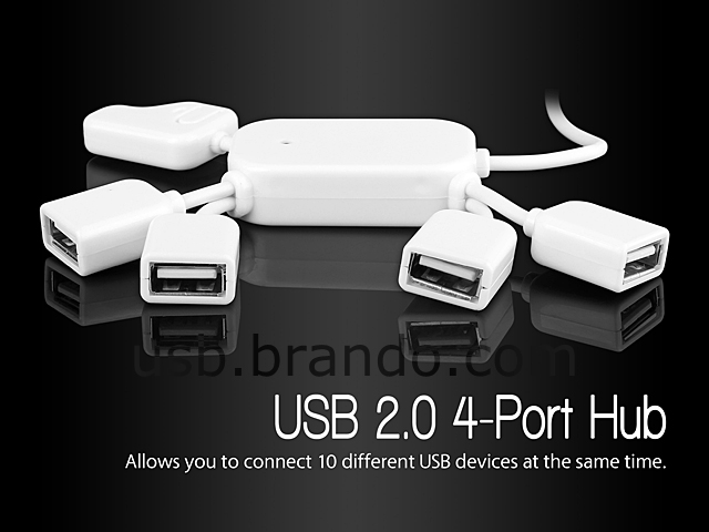 USB Doggie 4-Port Hub