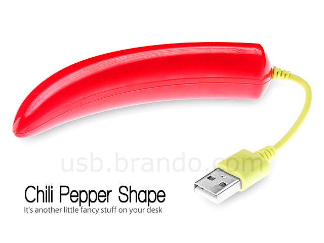 USB Chili Pepper 4-Port Hub