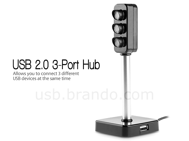 USB Traffic Light 3-Port Hub II