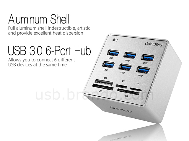 ORICO  USB 3.0 6-Port Hub Combo