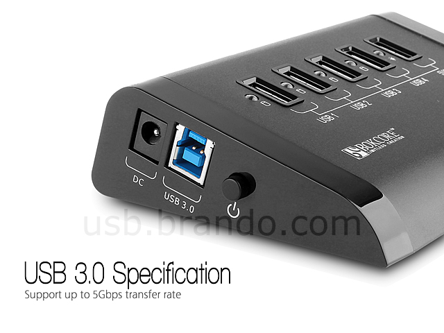 4-Port USB 3.0 + 1-Port Charging Hub