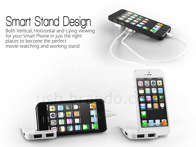 USB Hub with Lightning SynCharger Stand