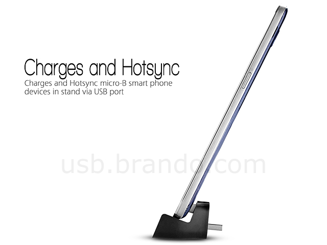 USB Micro-B SyncCharger Stand with Hub II