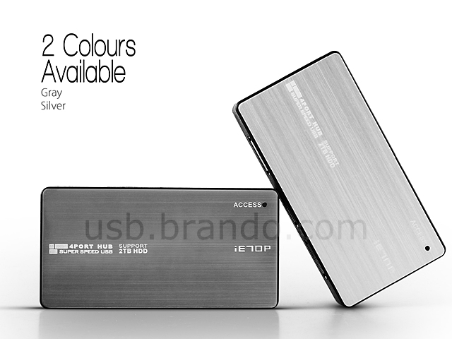 USB 3.0 Aluminum 4-Port Hub