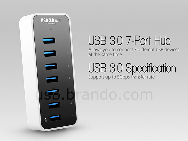 BROWAY USB 3.0 7-Port Hub
