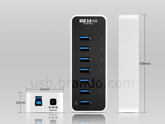 BROWAY USB 3.0 7-Port Hub