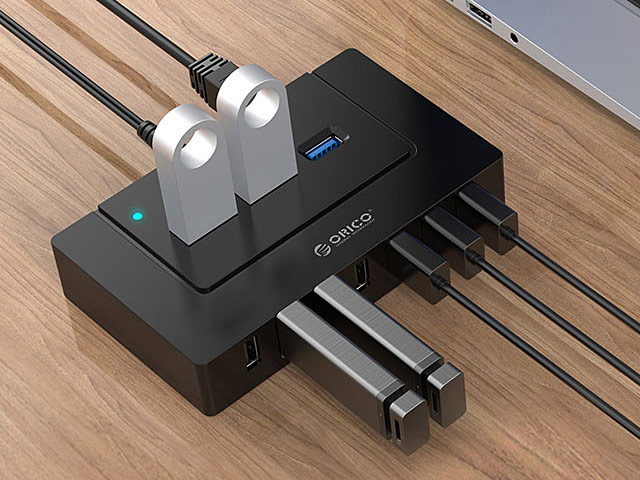 ORICO 10-Port Hub (3-Port USB 3.0 + 7-Port USB 2.0)