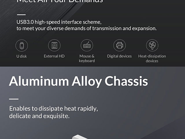 Aluminum Alloy Clip-Type Hub Combo