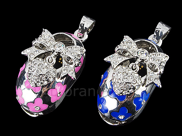 USB Jewel Pretty Shoe Necklace Flash Drive