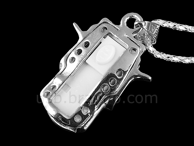 USB Jewel Skull Necklace Flash Drive