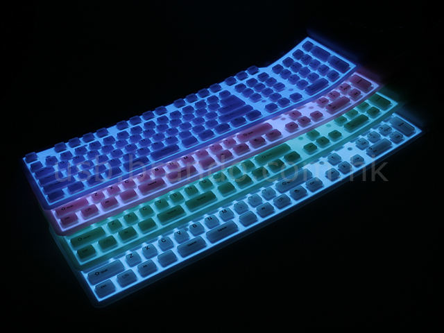 Flexible Illuminated Full Sized Keyboard