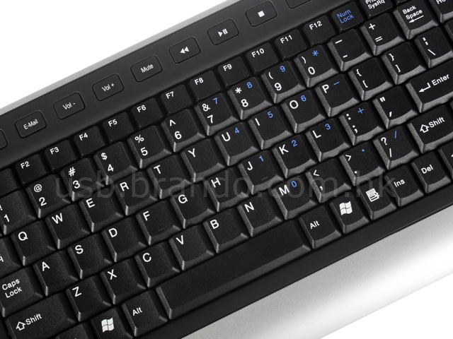 USB Wireless Slim Keyboard + Touch Pad