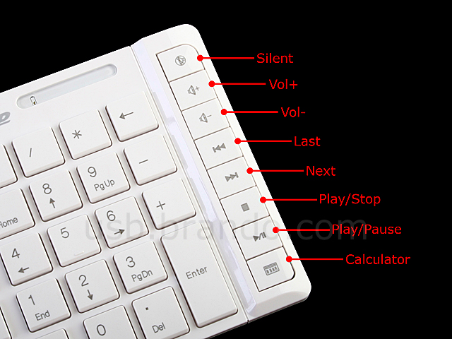 Ultra-Slim Wireless Keyboard and Laser Mouse