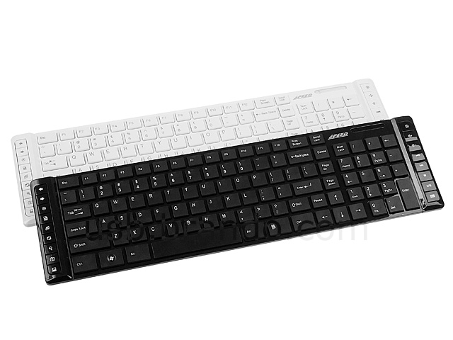 Ultra-Slim Wireless Keyboard and Laser Mouse