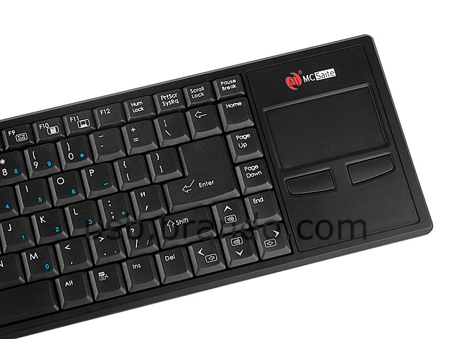 USB 2.4GHz Wireless Keyboard with Touch Pad