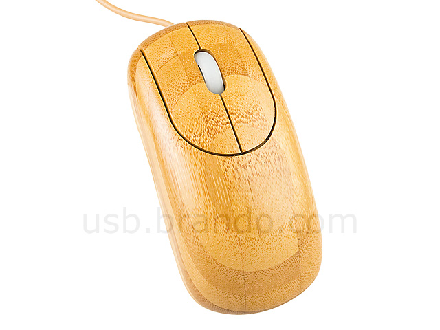 USB Full Bamboo Keyboard with Mouse