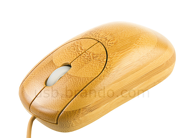 USB Full Bamboo Keyboard with Mouse