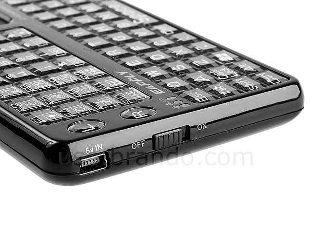 USB 2.4GHz Multimedia Keyboard with Touchpad