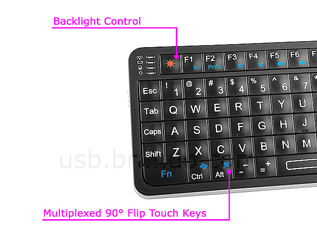 Rii Mini i6 Wireless Mini Keyboard with IR Remote