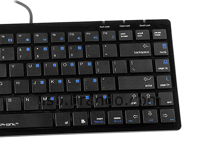 USB Slim Keyboard with Silicone Cover (KE-006)