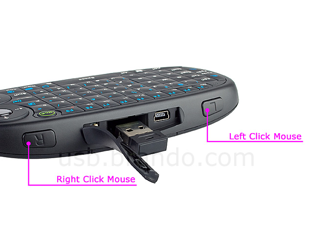 Eboard Smart-Handheld Wireless Keyboard with Optical Trackpad