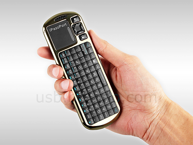 iPazzPort 2.4GHz Wireless Handheld Keyboard with IR Remote