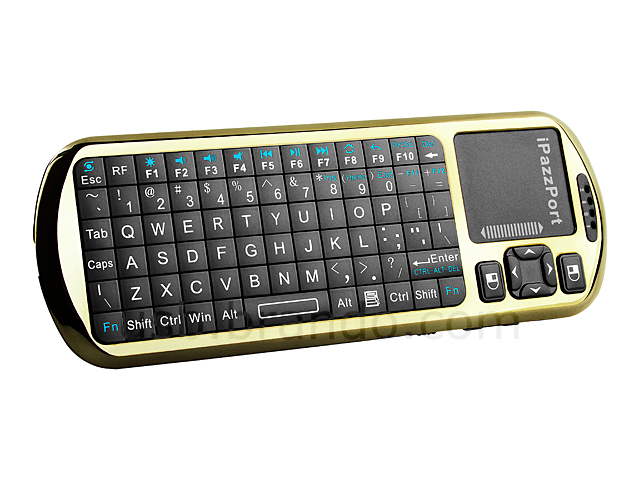 iPazzPort 2.4GHz Wireless Handheld Keyboard with IR Remote