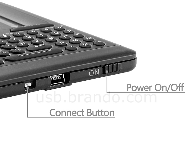 Mini Bluetooth Handheld Keyboard with Touchpad II