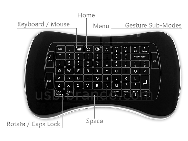 FelTouch Bonepad 2.4GHz Wireless Keyboard Touchpad