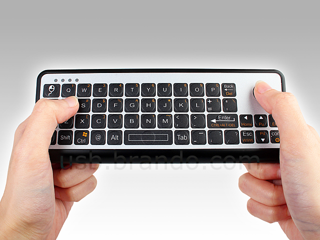 2.4GHz Wireless Keyboard with Trackball and  IR Remote